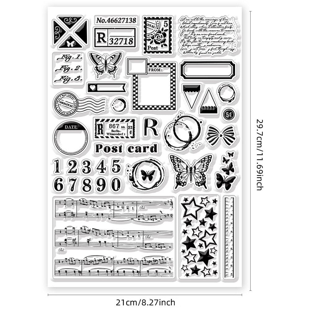 POSTKAART 4 clearstamps