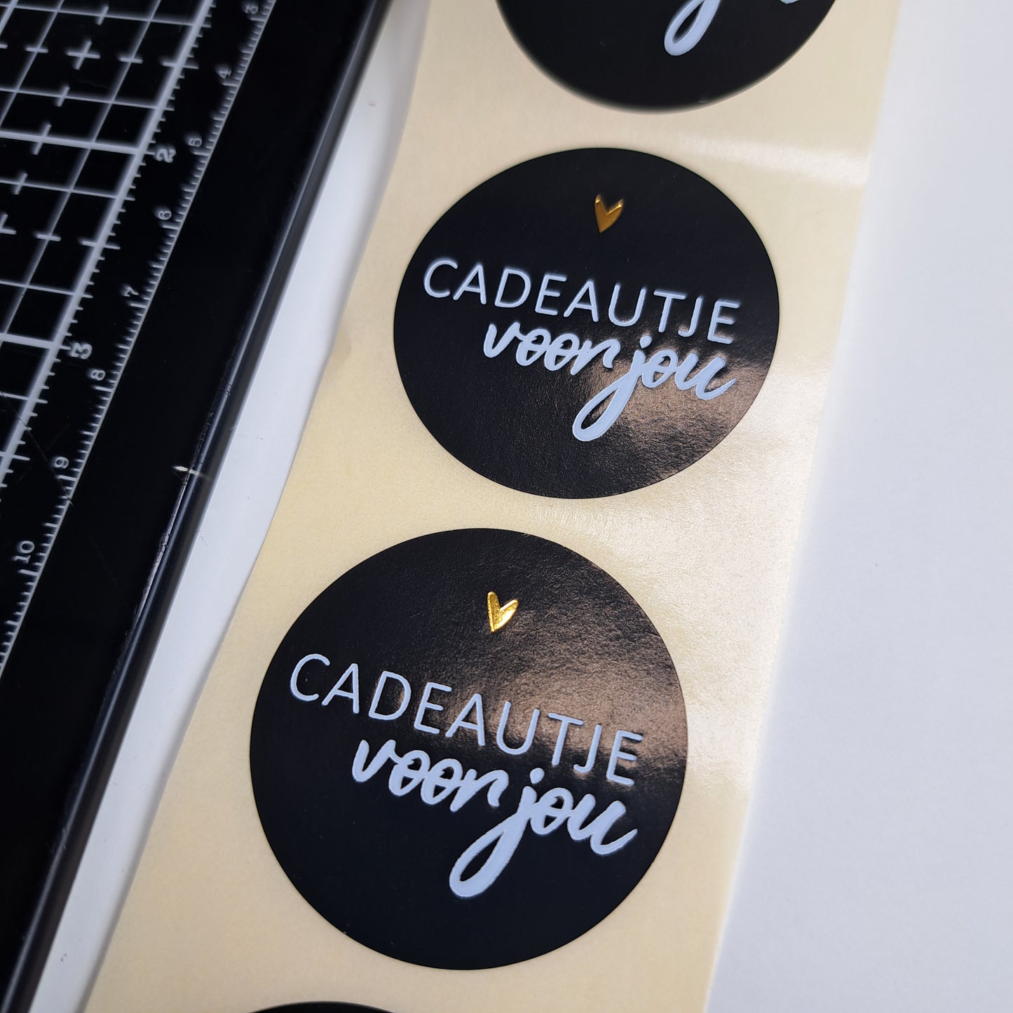 sticker zwart met tekst Cadeautje voor Jou 10 stuks Kerst