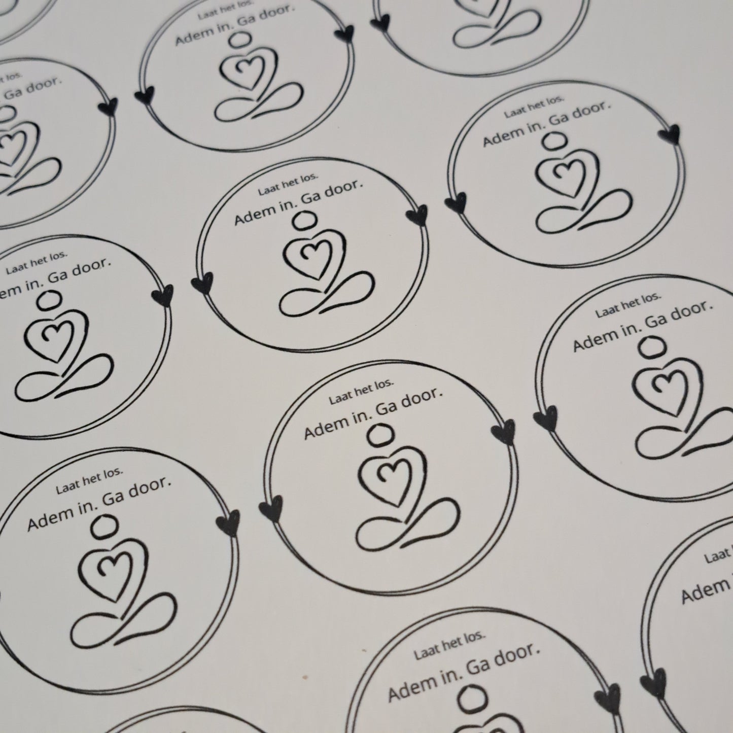 Adem In – Meditatie & Mindfulness Digitale Sticker ZIP - SVG .Studio3