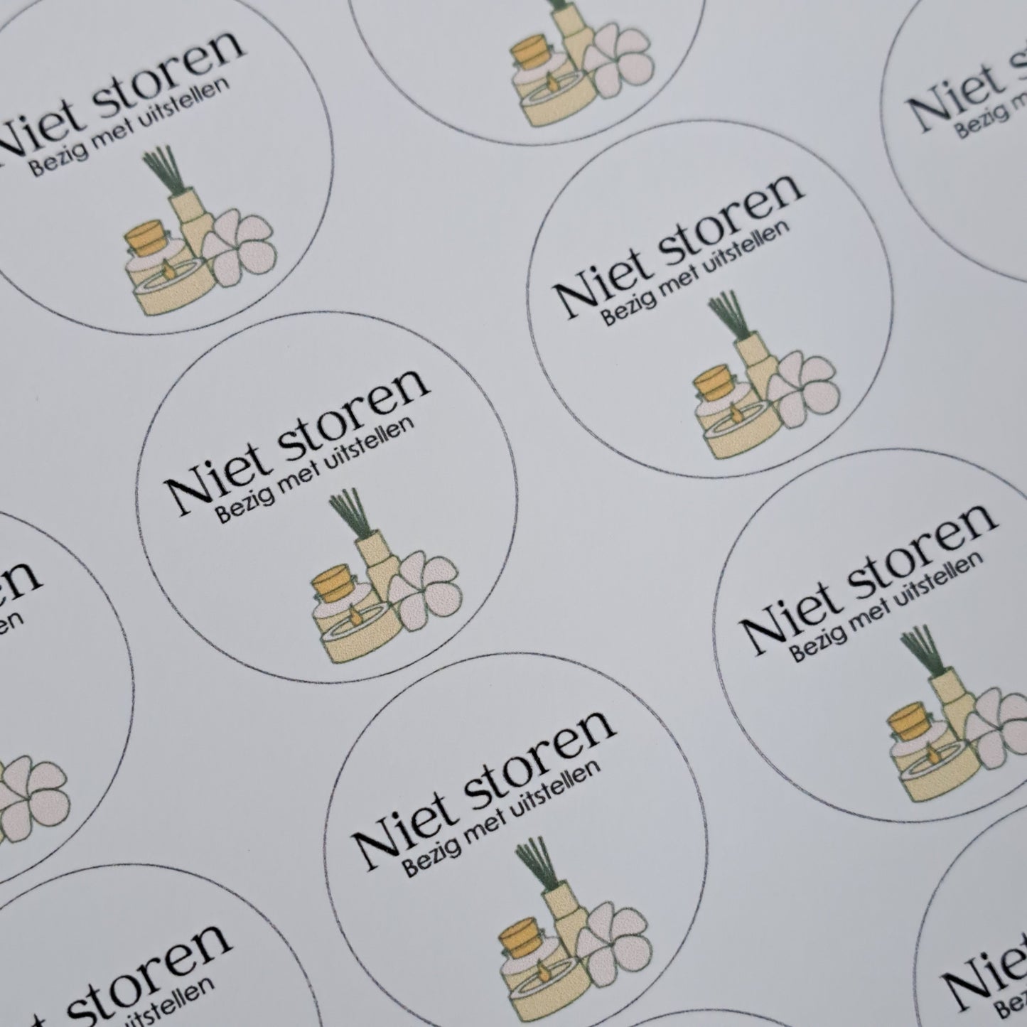 Niet storen. Bezig met uitstellen Digitale Sticker ZIP - SVG - .Studio3