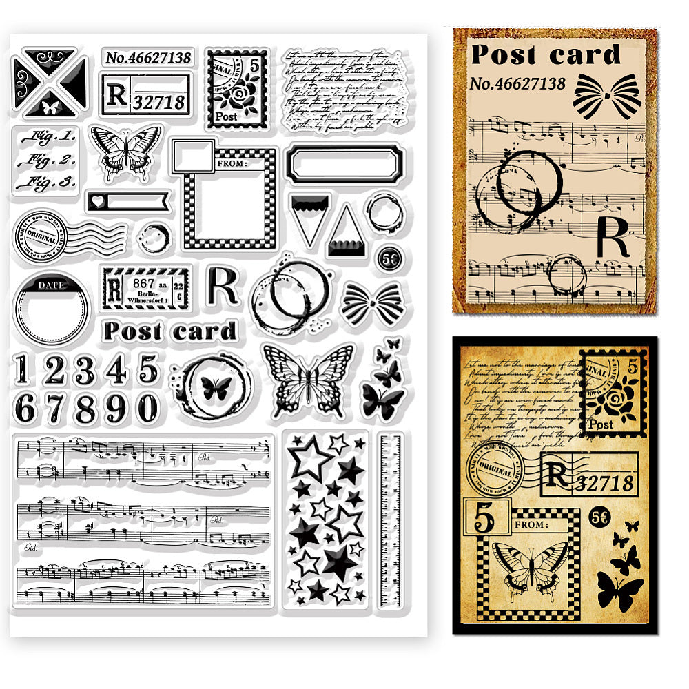 POSTKAART 4 clearstamps
