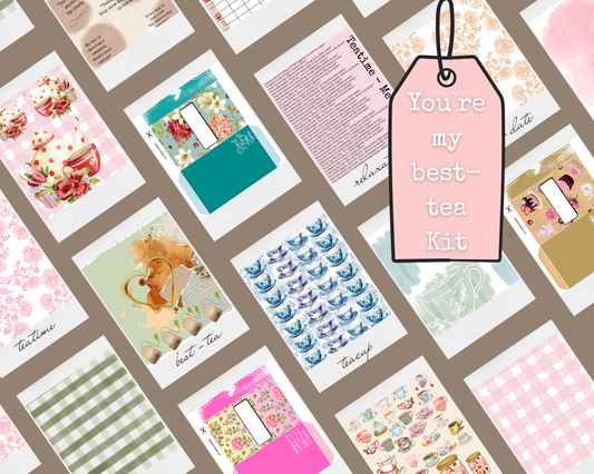 You’re My Best – Tea Kit 2025 | Digitale Artjournal Kit (26 pagina’s)