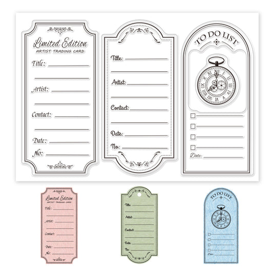 clearstamps clearstempels set TRIO - bababa