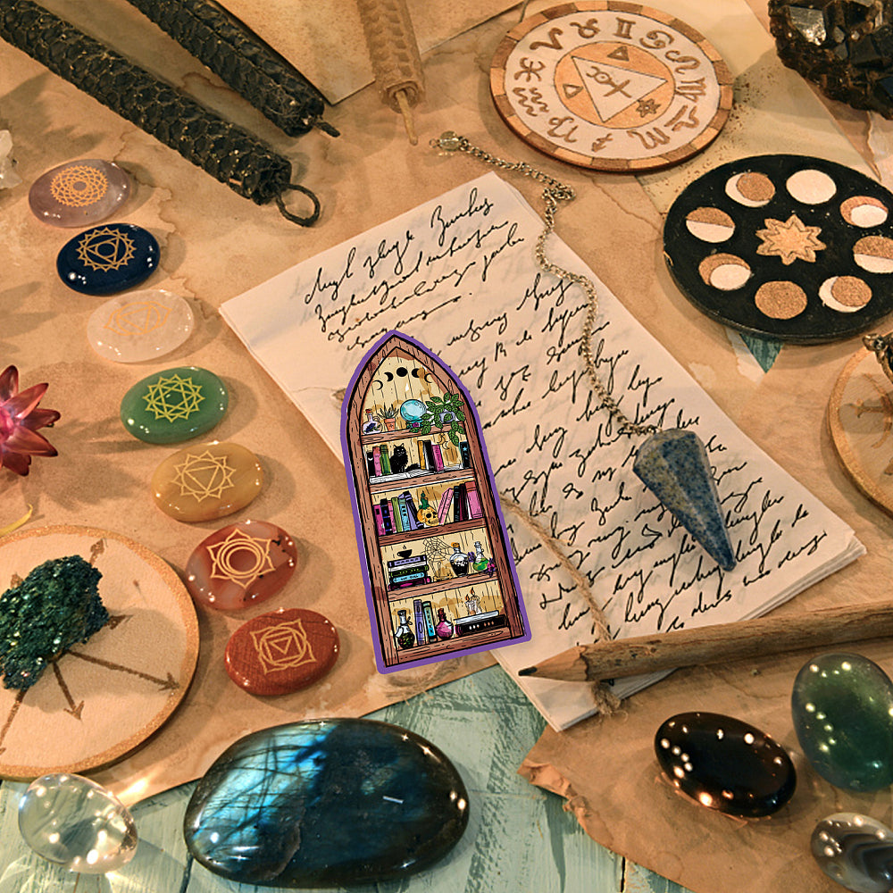 clearstempels clearstamps MAGISCHE BOEKENKAST - bababa