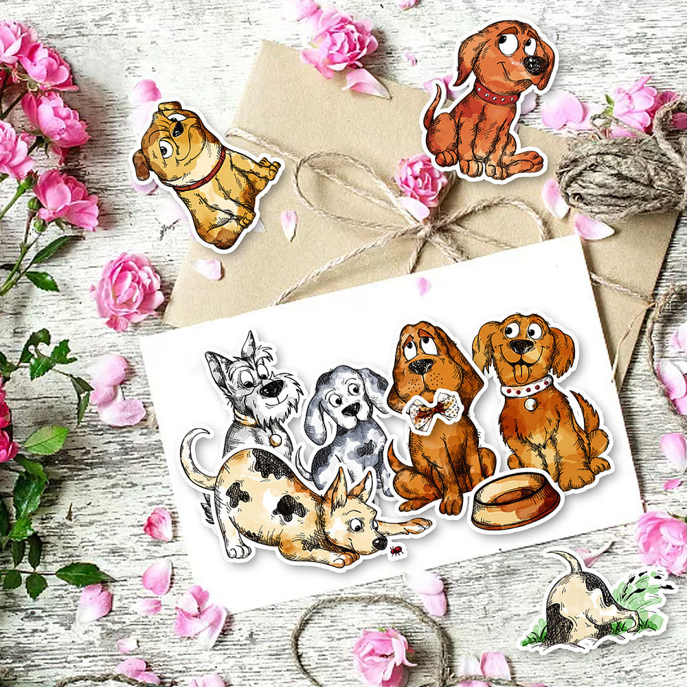 clearstamps clearstempels set CARTOON HONDEN - bababa