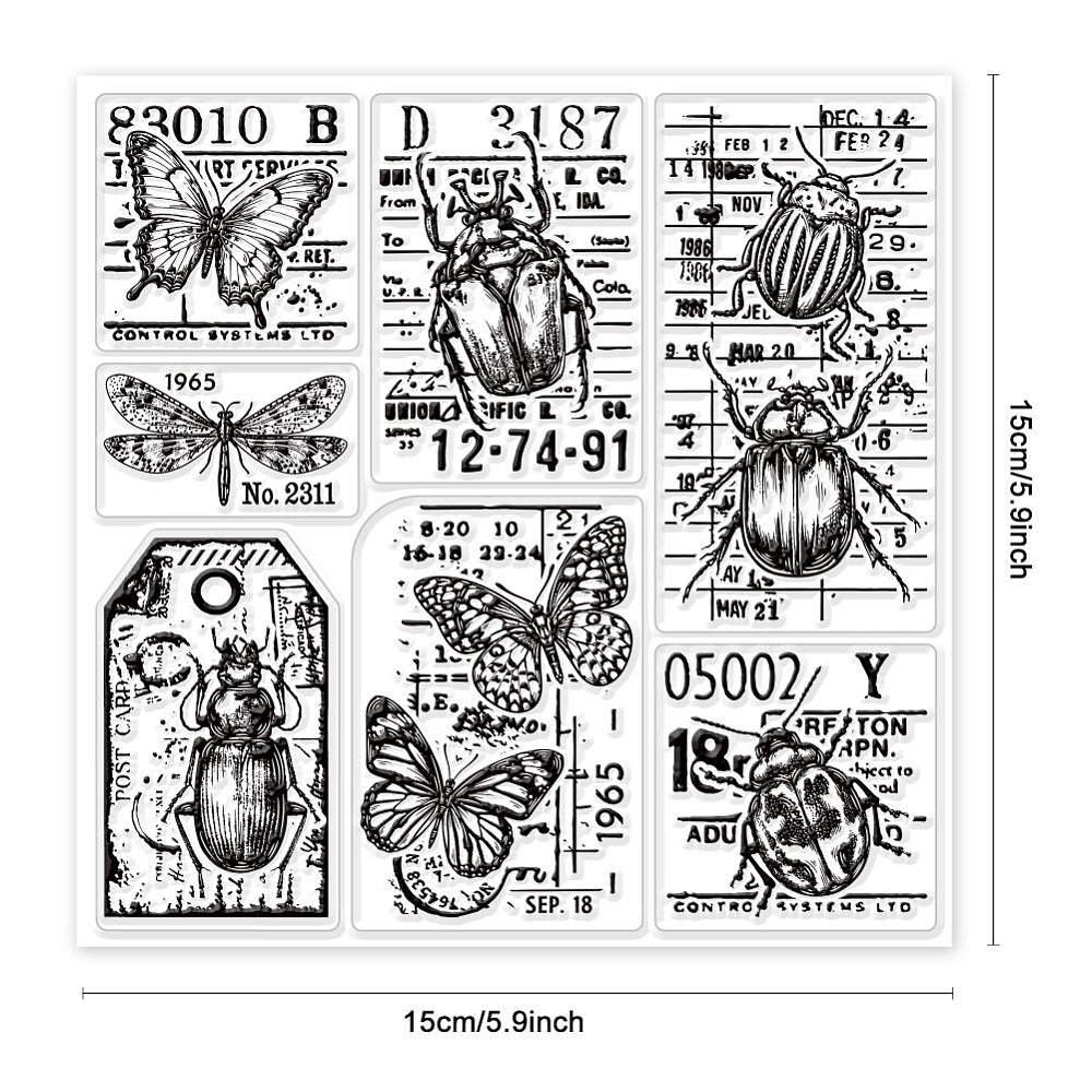 clear stamps insects 2