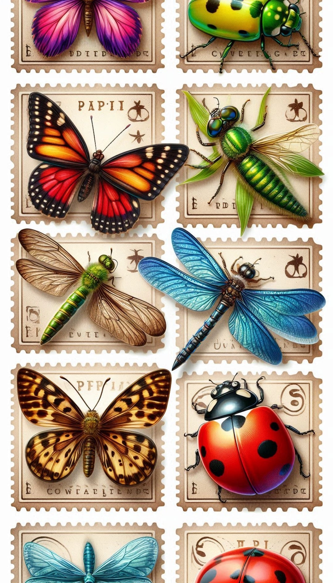 digital download vlinders en insecten
