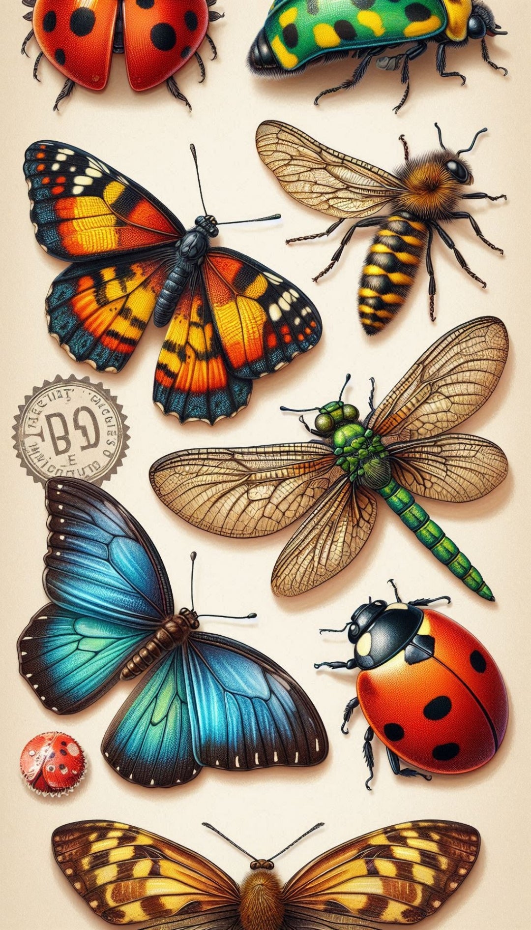 digital download vlinders en insecten