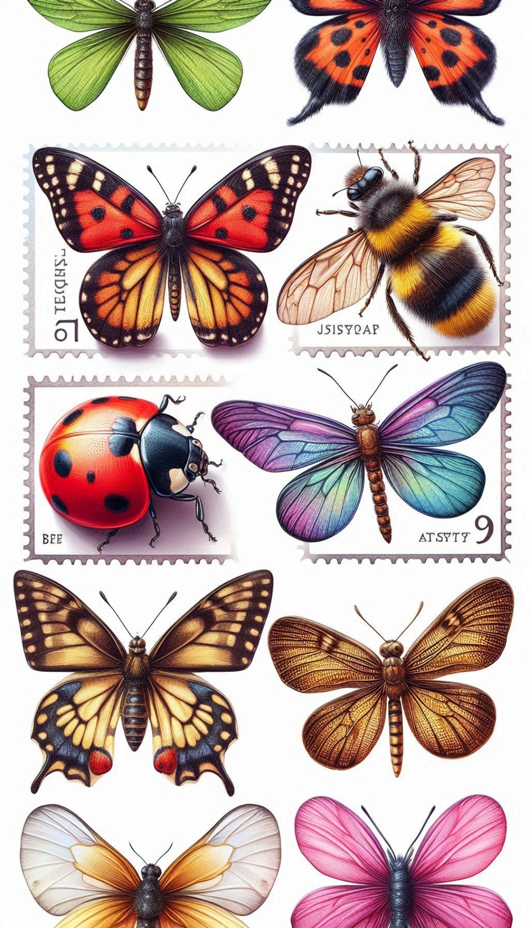 digital download butterflies and insects 1