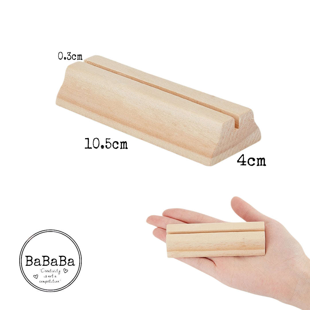 Kaarten standaard van hout 3 stuks
