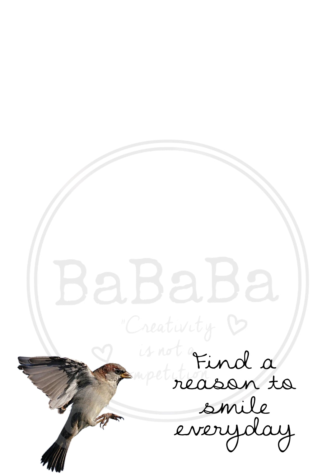 bundel met briefpapier vogels en tekst digitale download