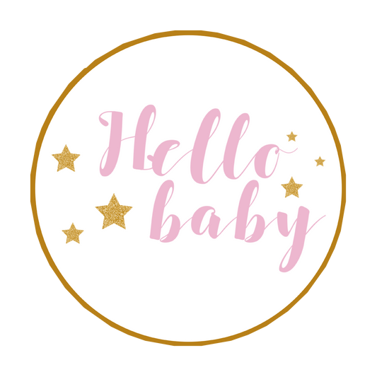 hello baby stickers 10 stuks