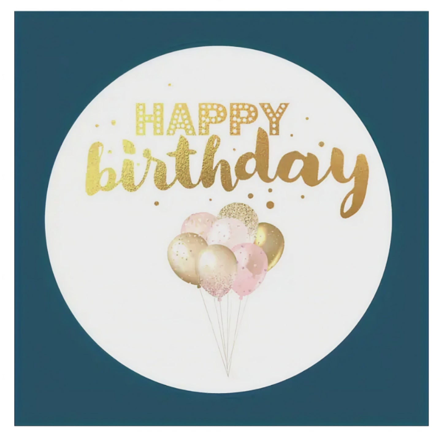 happy birthday met ballonnen bundel 10 stickers