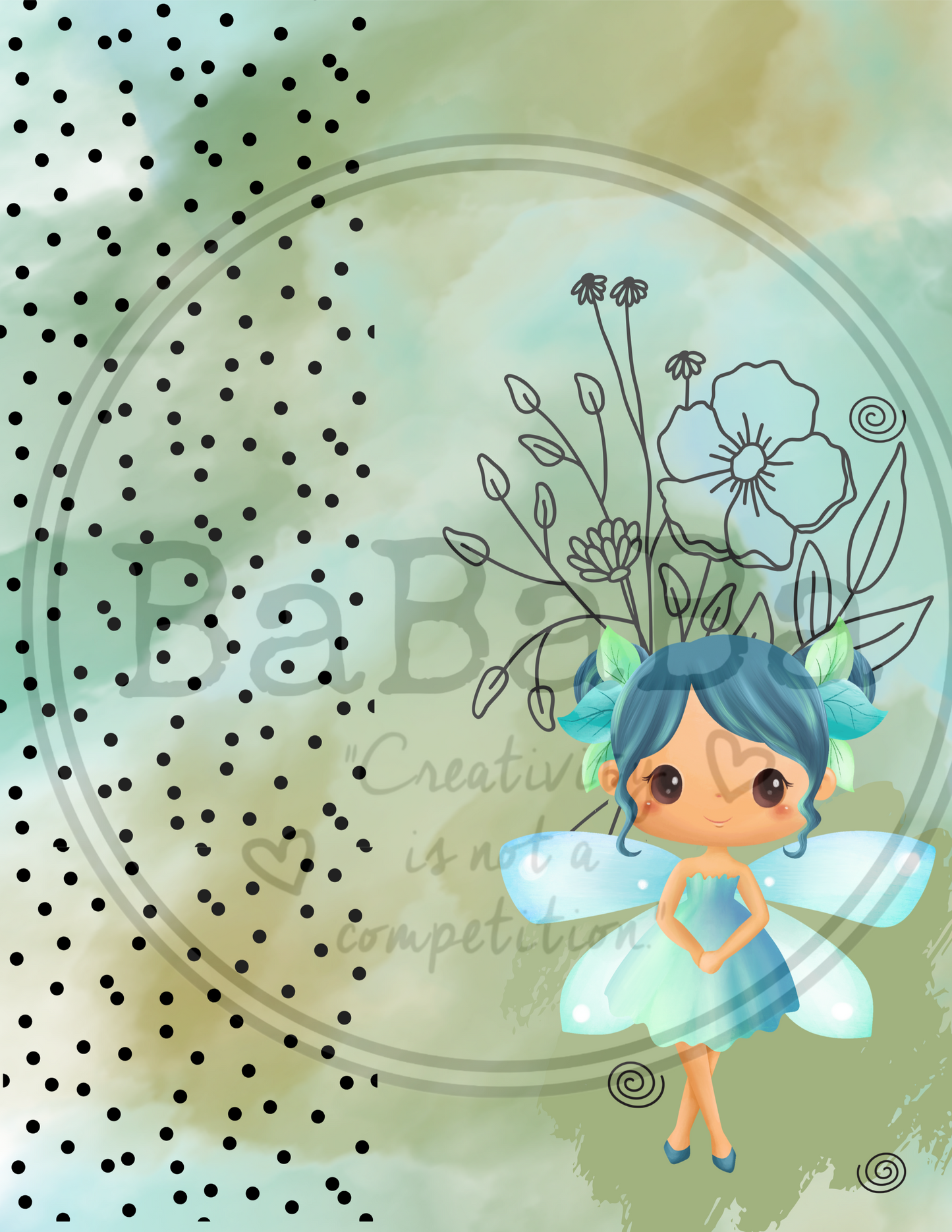 Fairy Girls Kit – Magische Digitale Illustraties voor Creatieve Projecten