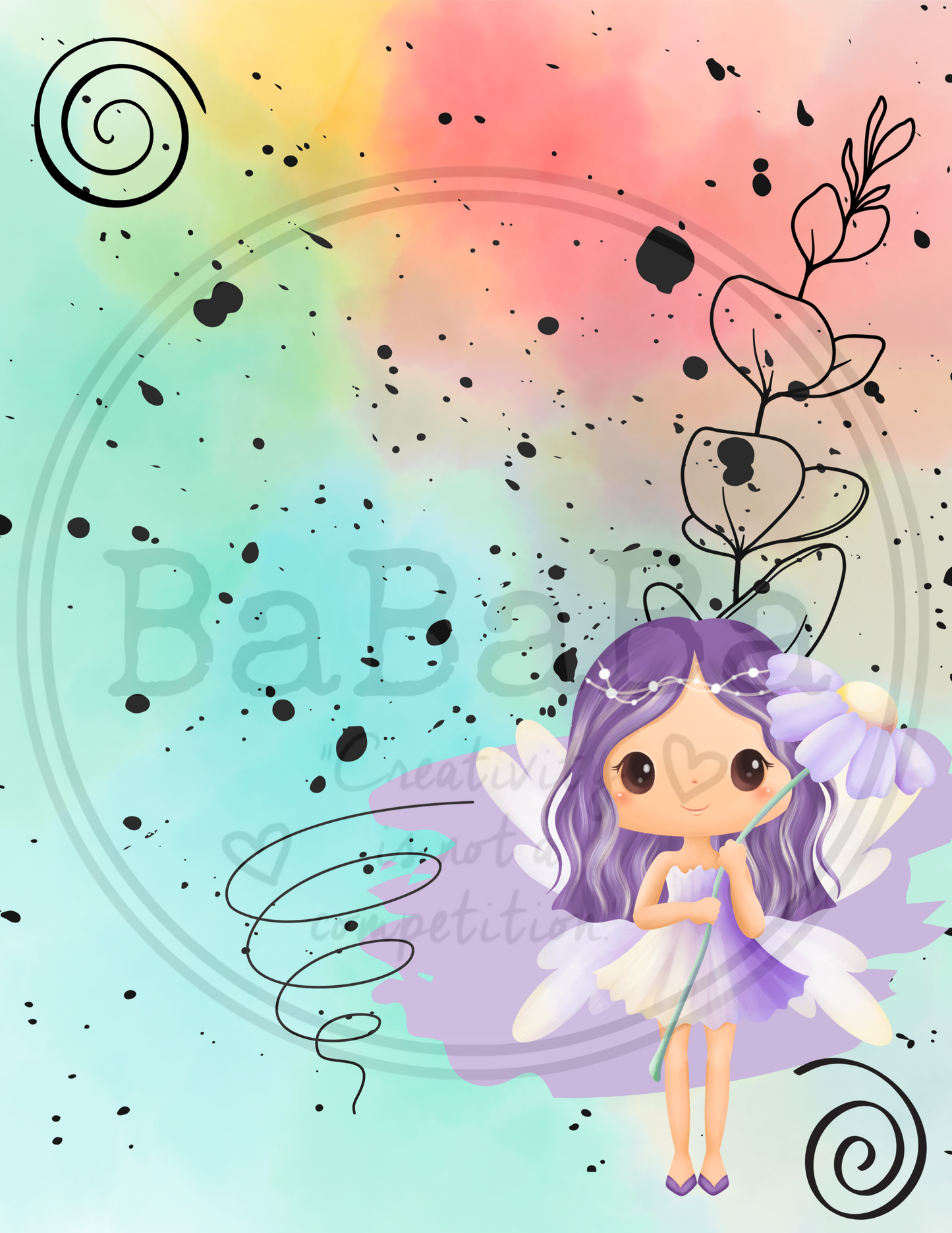 Fairy Girls Kit – Magische Digitale Illustraties voor Creatieve Projecten