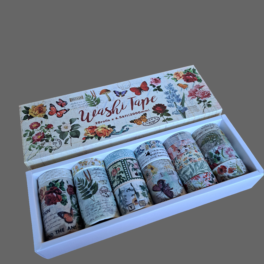 set decoratieve washitape rollen natuur en dier