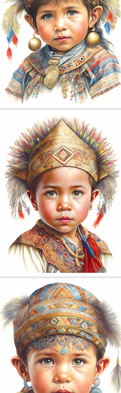 Inca Jongens – Grayscale Kleurplaten 25 pagina`s