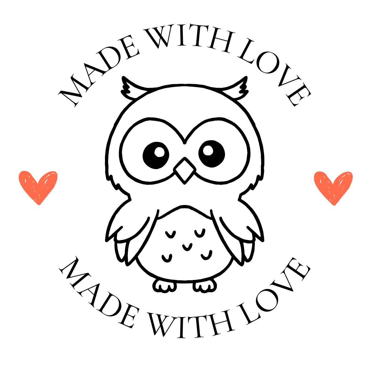 Digitale Sticker – Made with Love – ZIP • SVG • .Studio3