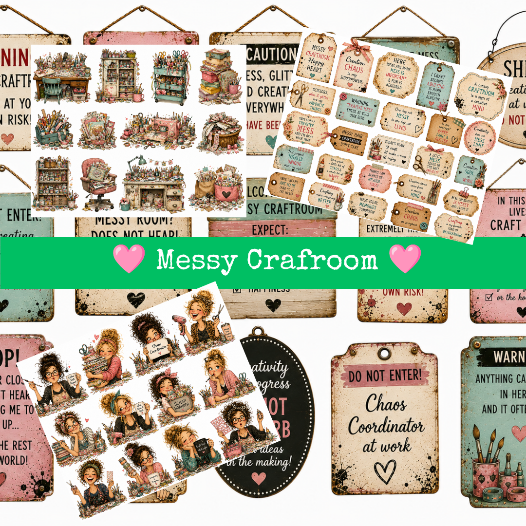 Messy Craftroom Bundle – Free Digital Download