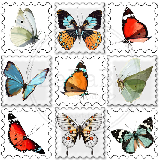 digitale stickers vlinder 003