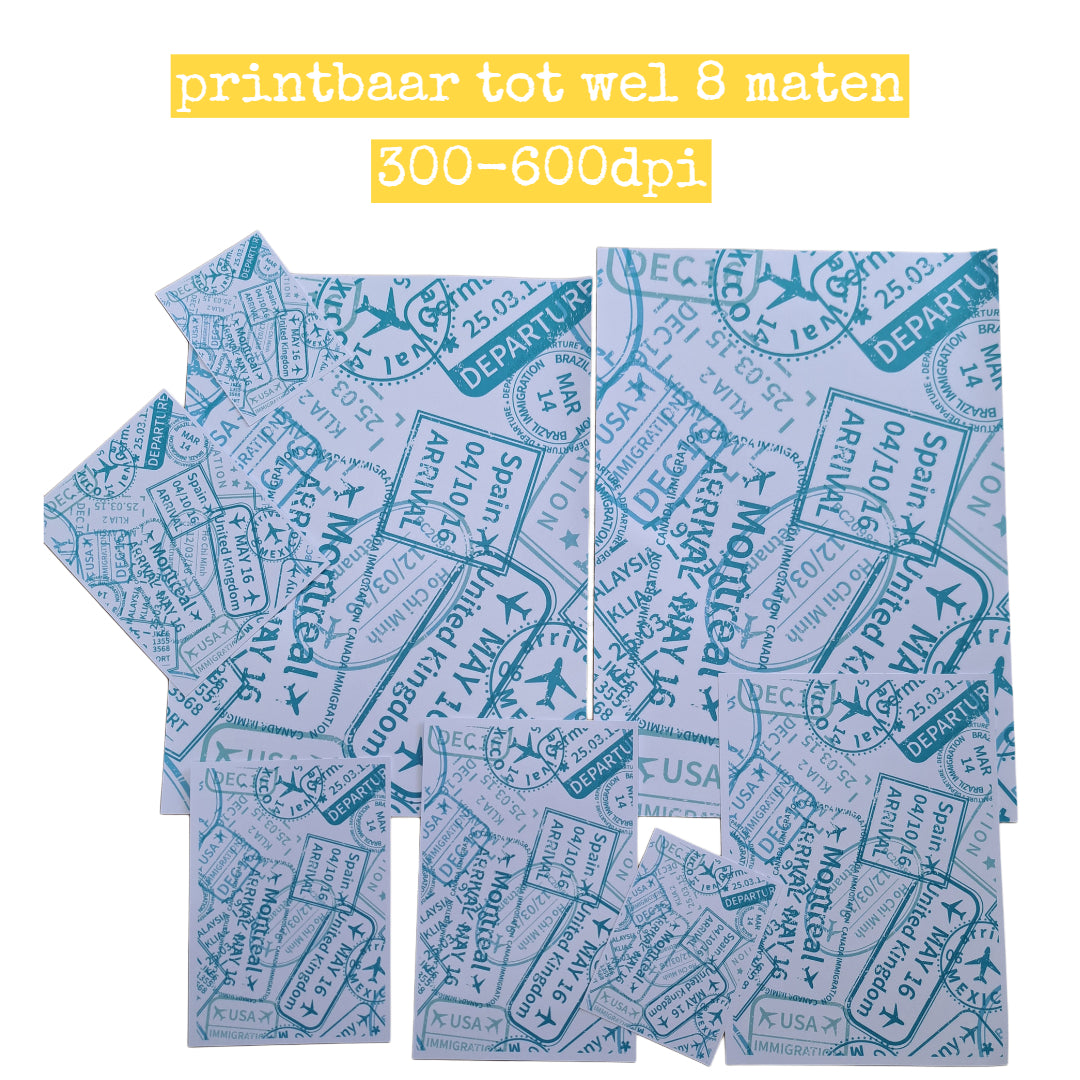 Travel Journal Kit – 48 Pagina’s Vol Avontuur | Printbaar in 8 Formaten | Digitale Download