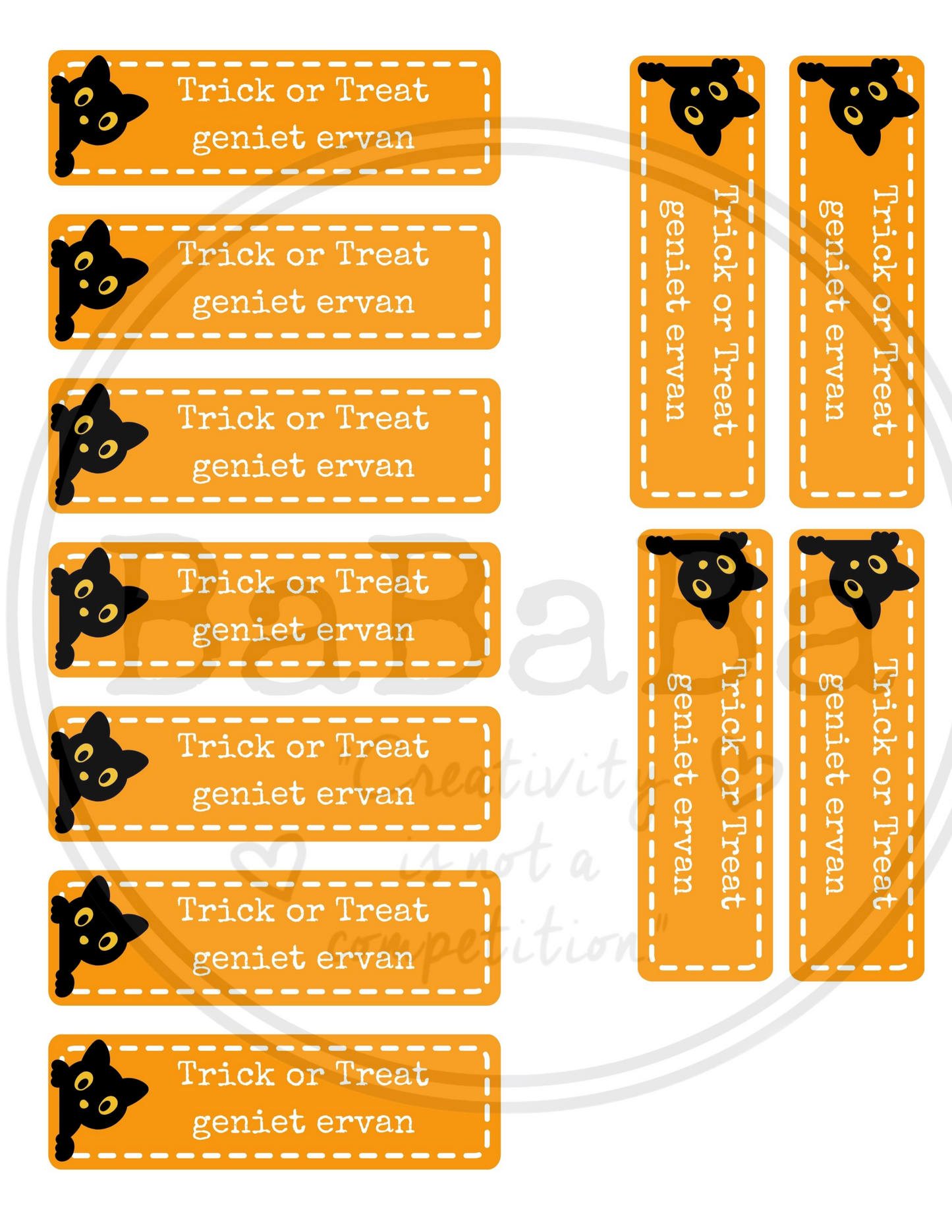 Halloween Kit 2025 - 20 pagina`s met lieve zoete en enge afbeeldingen - digitale download