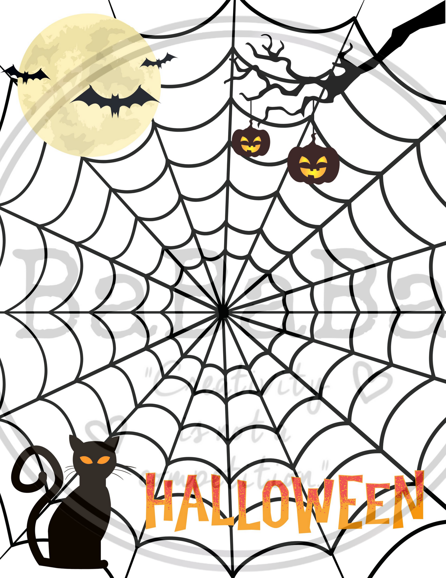 Halloween Kit 2025 - 20 pagina`s met lieve zoete en enge afbeeldingen - digitale download