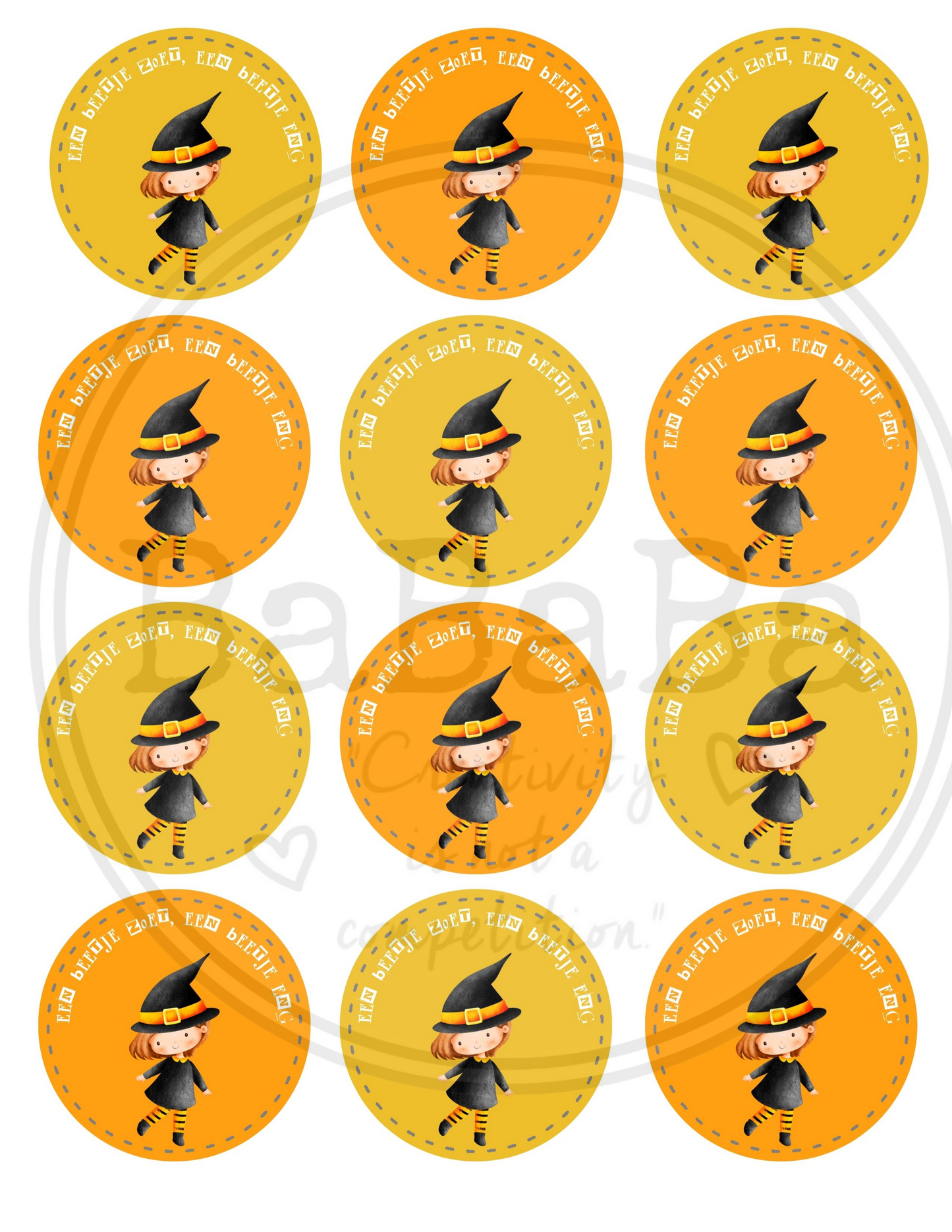 Halloween Kit 2025 - 20 pagina`s met lieve zoete en enge afbeeldingen - digitale download