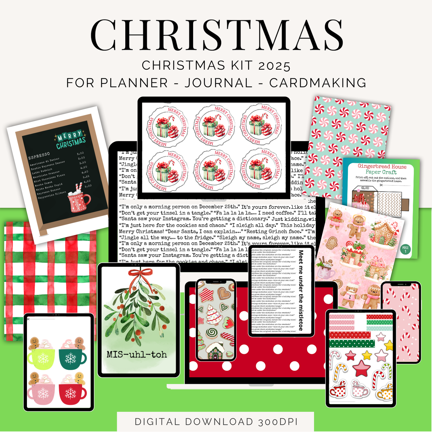 Christmas Kit 2025 - 27 pagina`s vol feestelijke creativiteit