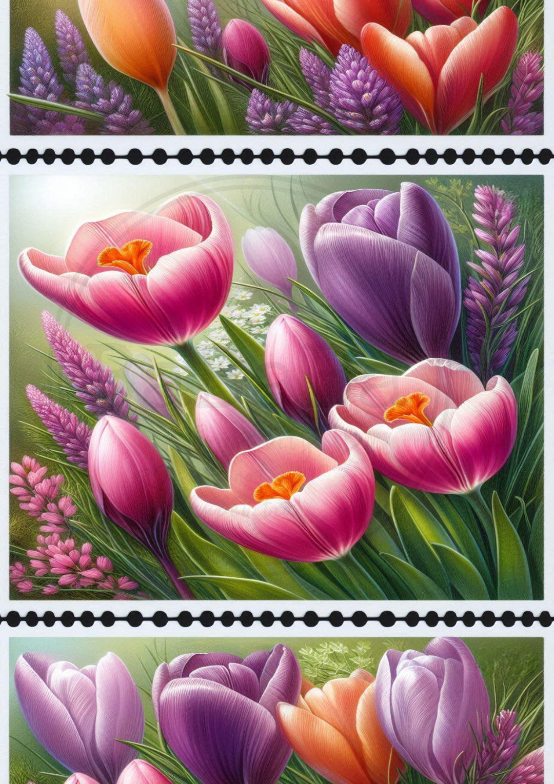 bundeltje met tulpen