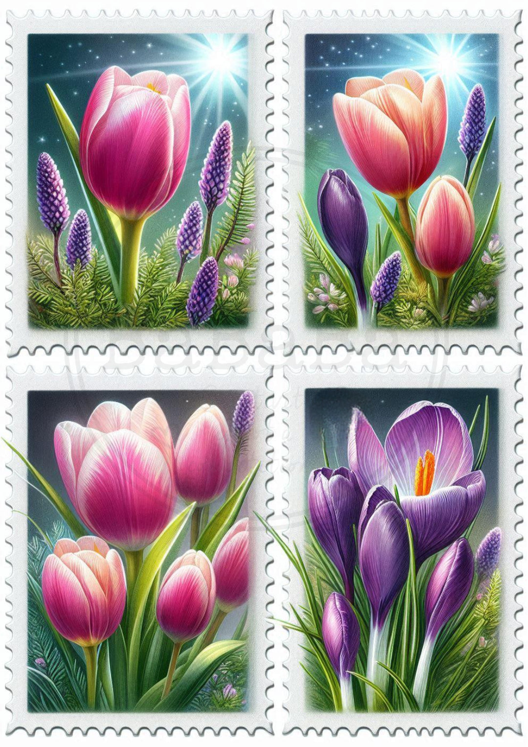 bundeltje met tulpen