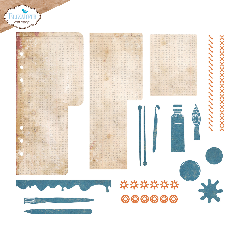 Elizabeth Craft Designs – Complete Annette Green Collectie Bundel (13-delig) Rest & Relaxation