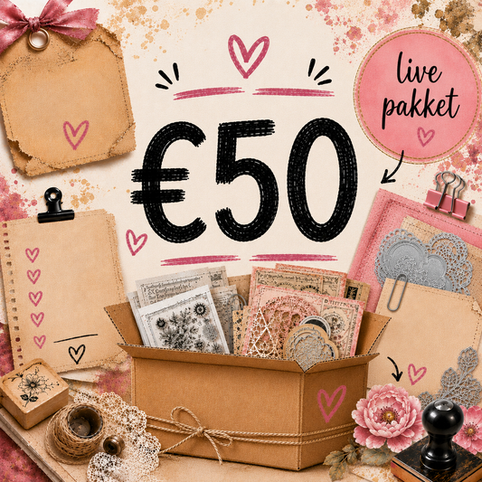 Mysterie Pakket – Stempels, Papier, Hobby & Stans