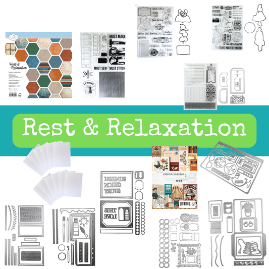Elizabeth Craft Designs – Complete Annette Green Collectie Bundel (13-delig) Rest & Relaxation