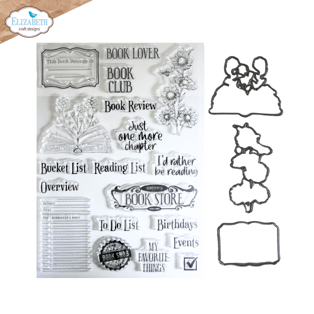 Book Lover – Stempel- en Stansenset | Rest & Relaxation Collectie