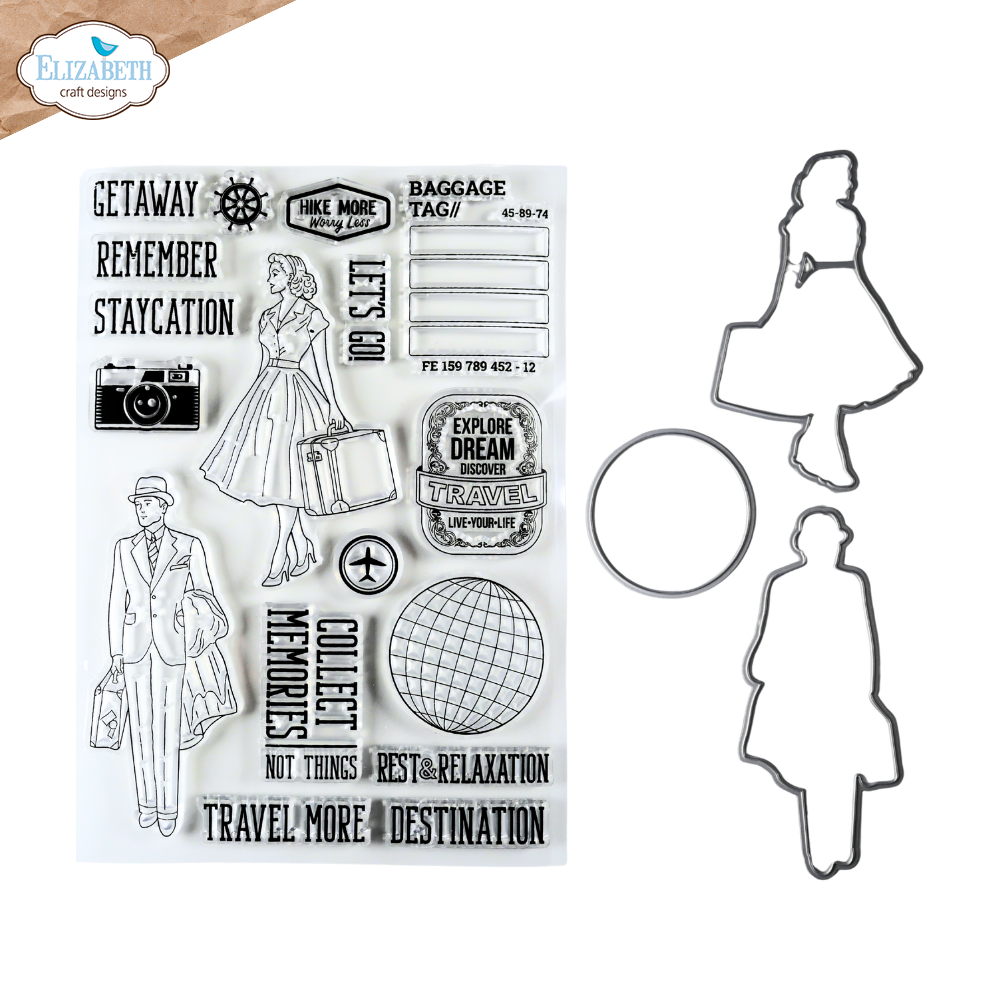 Let's Go! – Stempel- en Stansenset | Rest & Relaxation Collectie