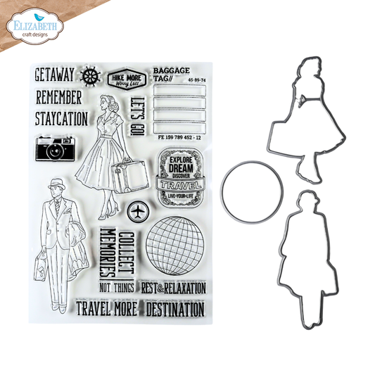 Let's Go! – Stempel- en Stansenset | Rest & Relaxation Collectie