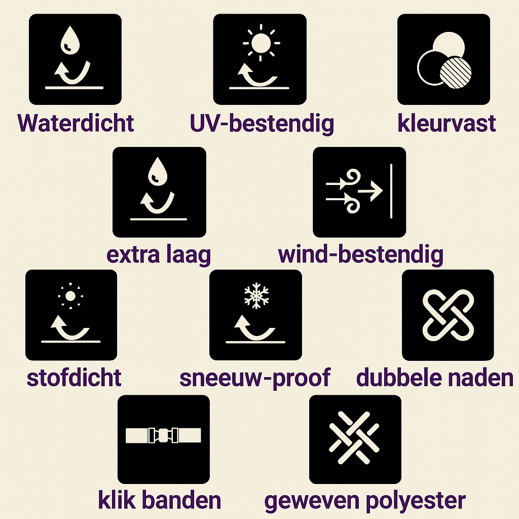 Waterdichte roestbruine BBQ Hoes van 600D 145x117x61 cm
