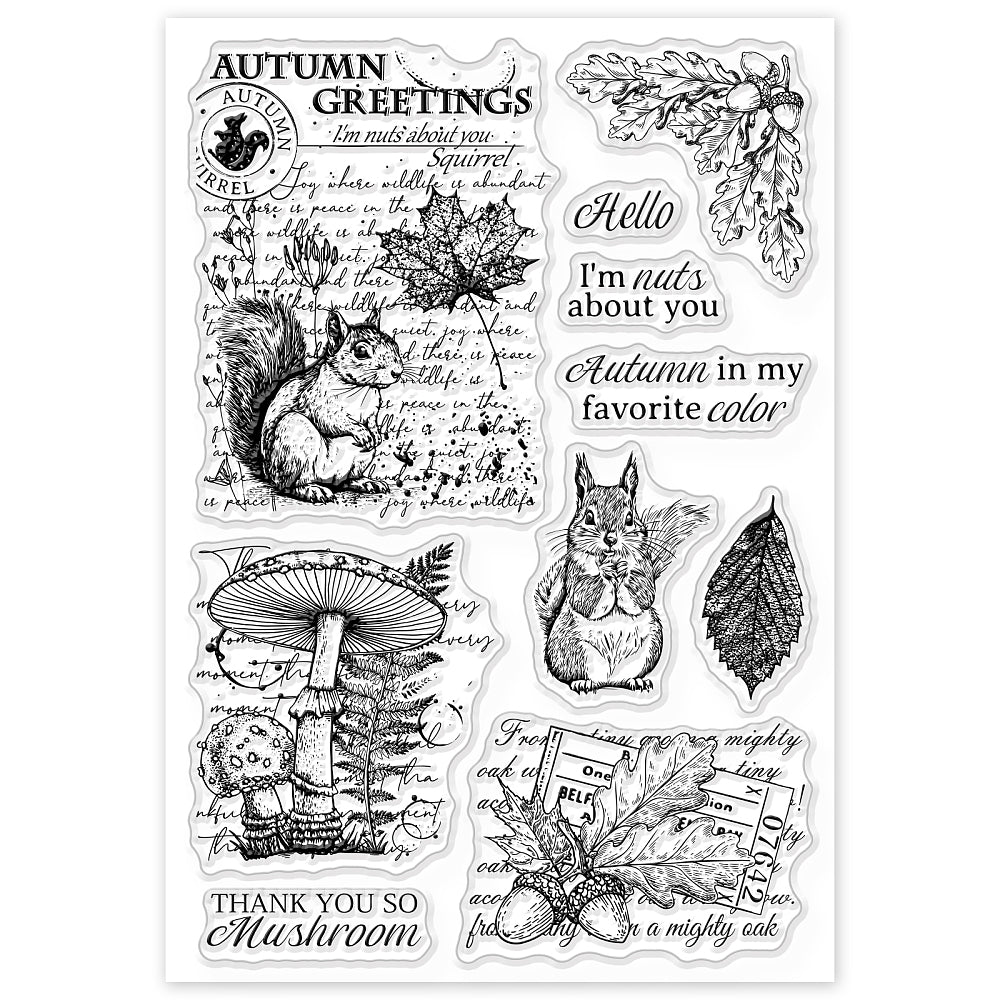 Herfst Knutselset voor Creatievelingen – Clearstempels & Designpapier | Scrapbooking, Journaling & Kaarten Maken