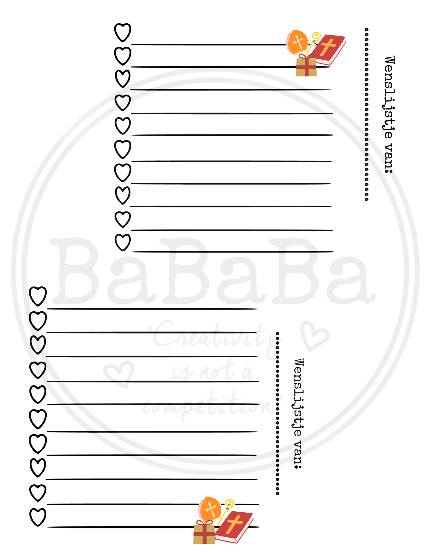 Sinterklaas Creatief Kit 2025 – Printbare Magie voor Knutselplezier