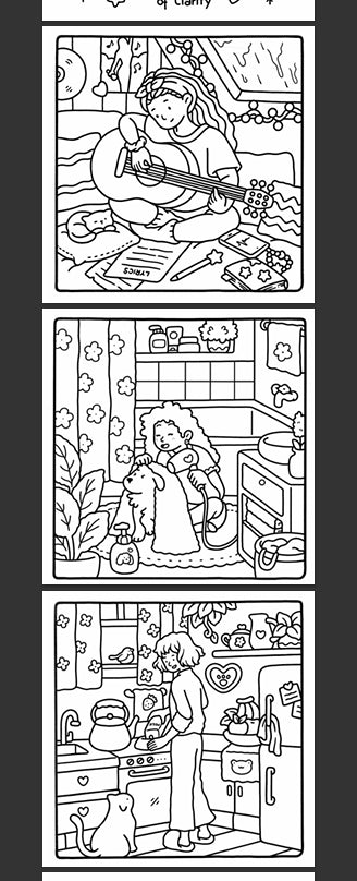 kleurboek Girl Moments