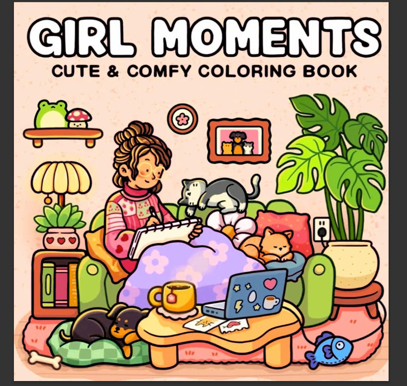 kleurboek Girl Moments