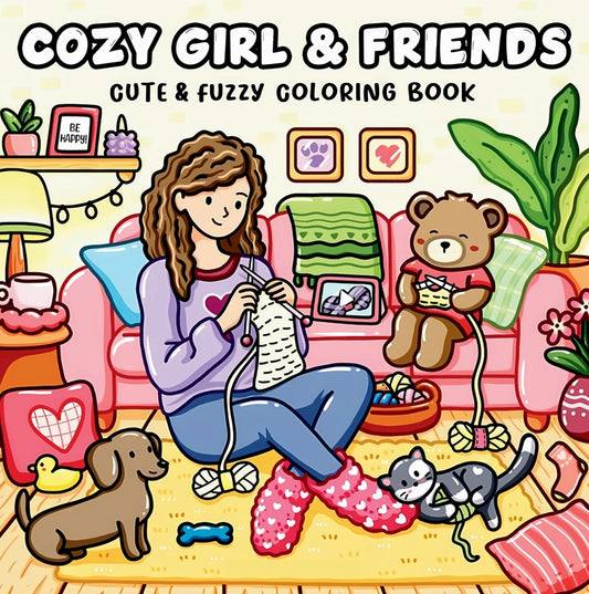 cozy girl and friends