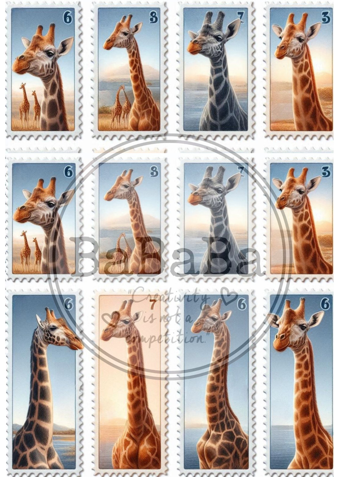 digital download giraffe