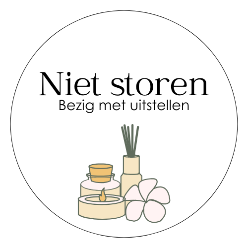Niet storen. Bezig met uitstellen Digitale Sticker ZIP - SVG - .Studio3
