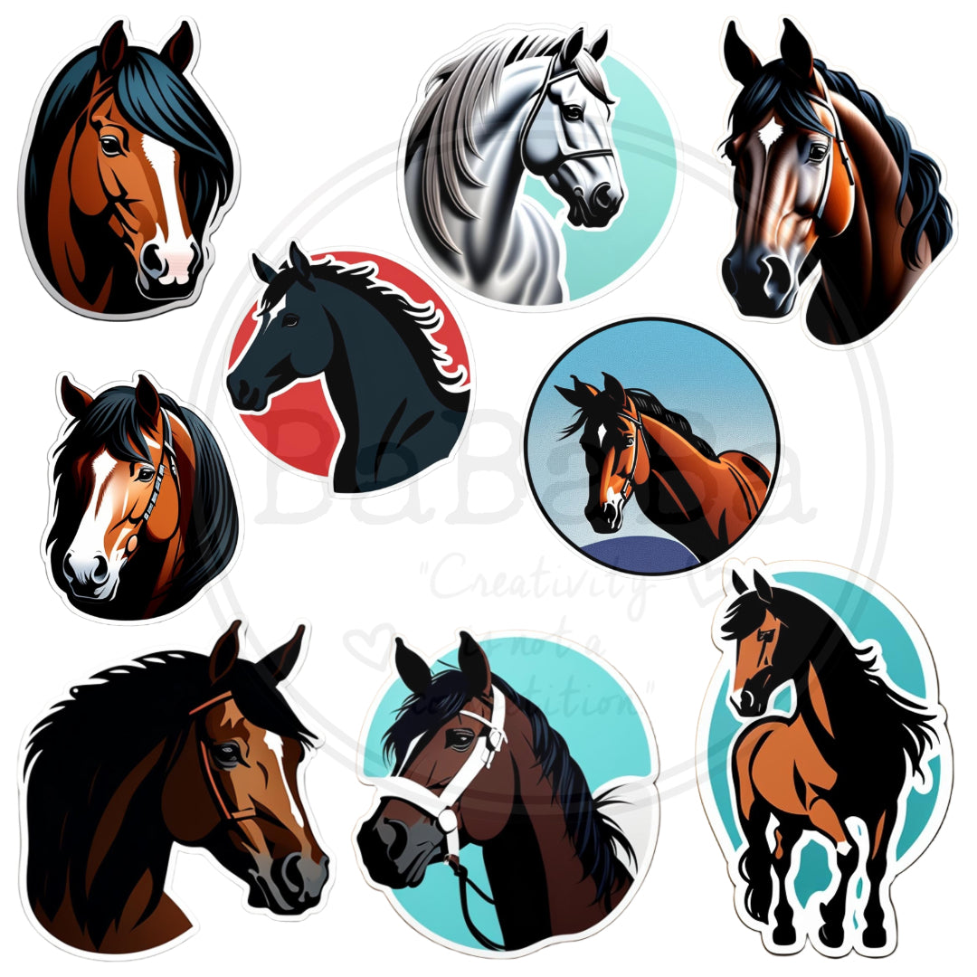 paardenstickers voor echte paardenmeisjes