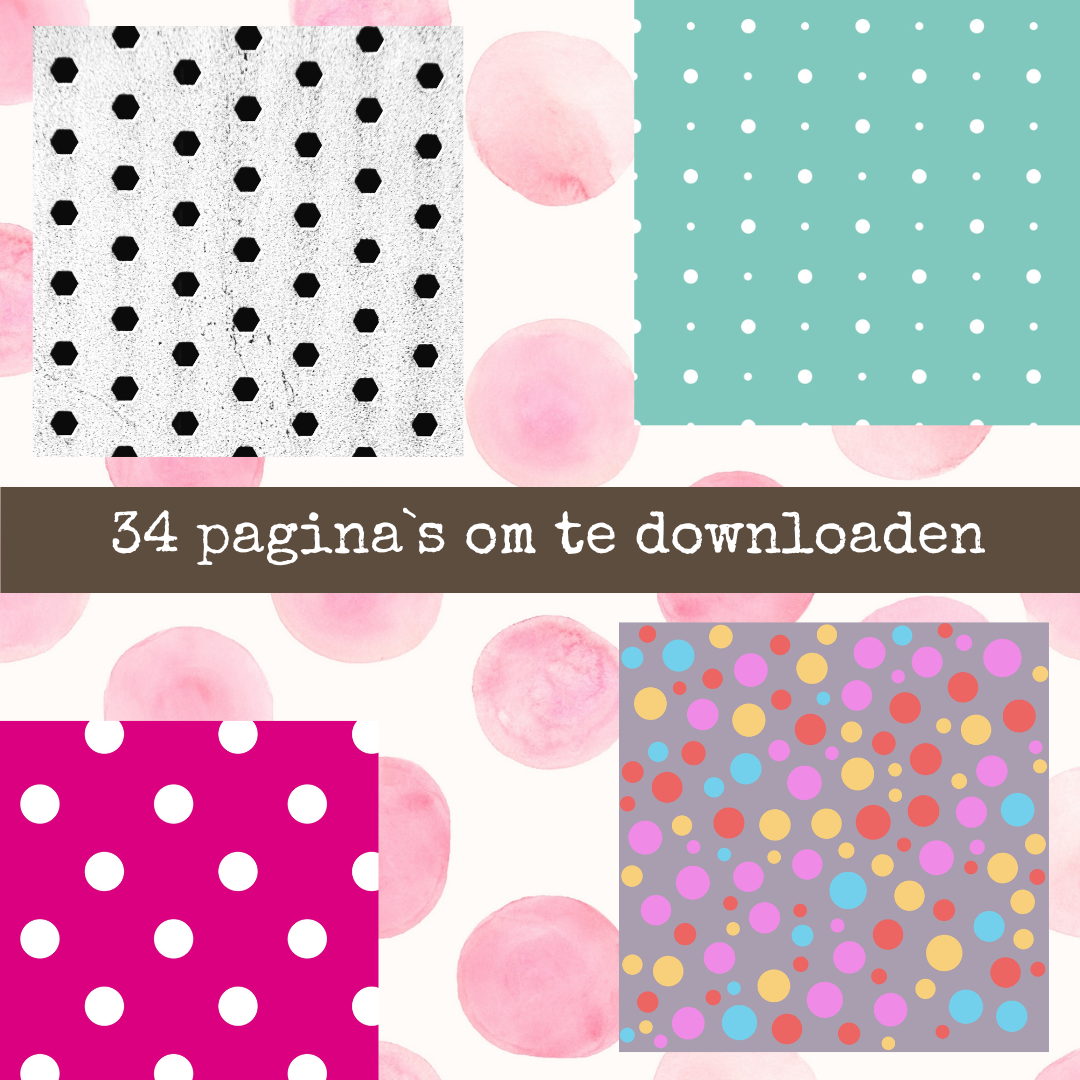 Polka Dot Digital Papers – 34 Pagina's om te Downloaden