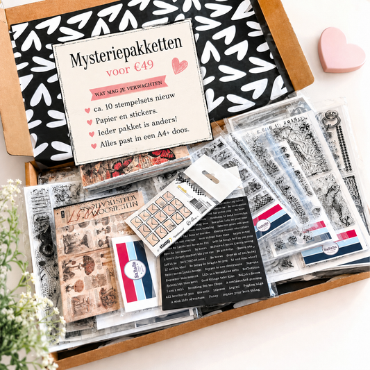 Mysterie Pakket – Stempels, Papier en Hobby €50
