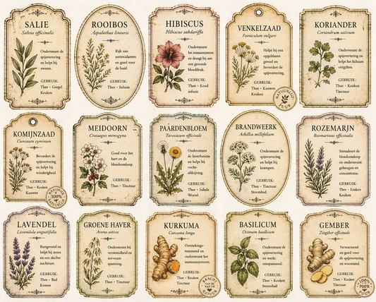 Vintage Etiketten