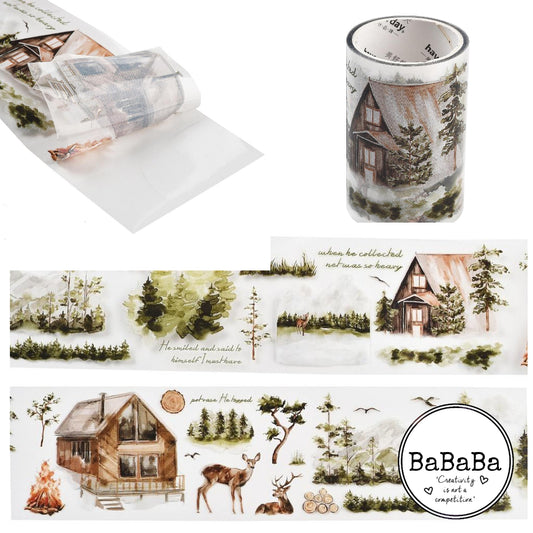 washi tape bos en dieren